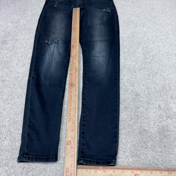 Kut From The Kluth Jeans Women’s Black Distressed Skinny Pockets Size 2 - Picture 3 of 11